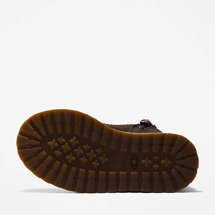 Toddler Pokey Pine 6-tommer Støvle Med Lynlås I Siden (1-5 år) Brun Timberland