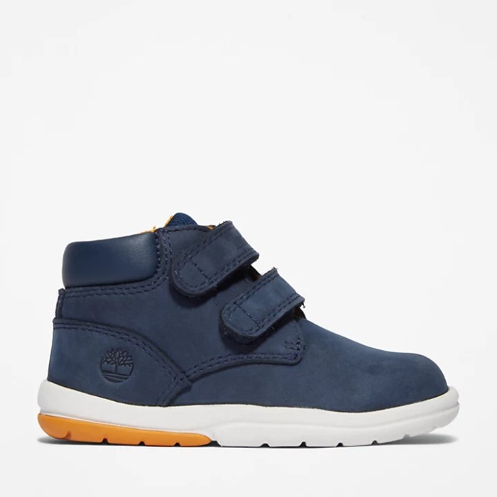 Toddler Toddle Tracks Velcro Chukka Navy Timberland