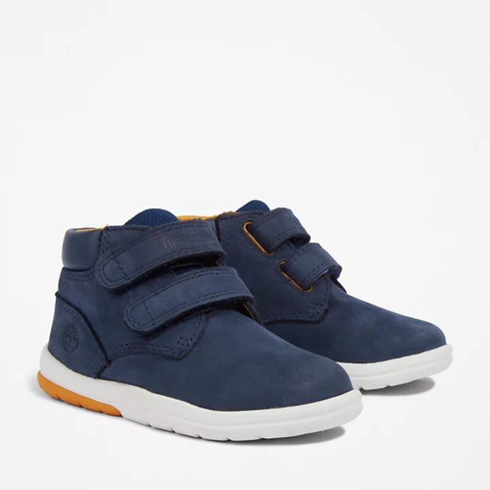 Toddler Toddle Tracks Velcro Chukka Navy Timberland