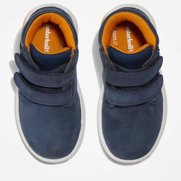 Toddler Toddle Tracks Velcro Chukka Navy Timberland