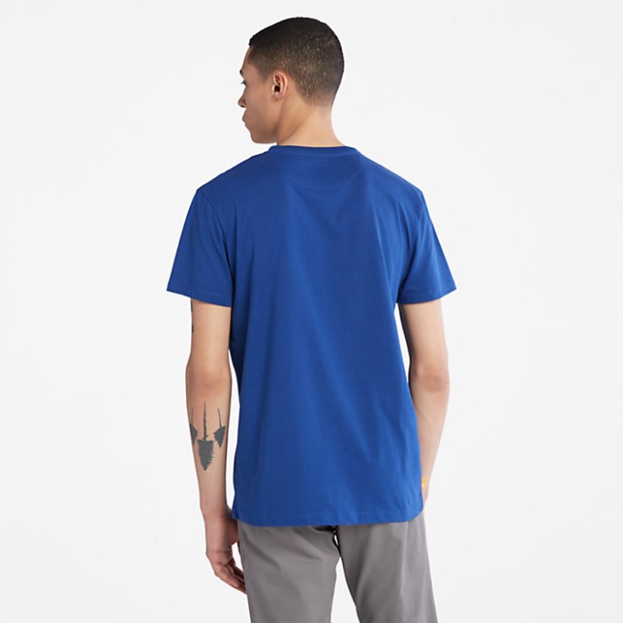 Timberland Blue Herre Dunstan River Crew T-shirt