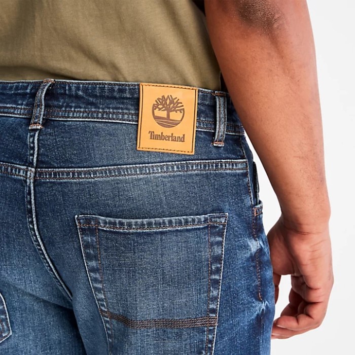 Timberland Mænd Squam Lake Stretch Straight Fit Jeans Blå