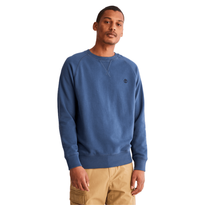 Langærmet Exeter River Sweatshirt Til Mænd I Blåt Timberland