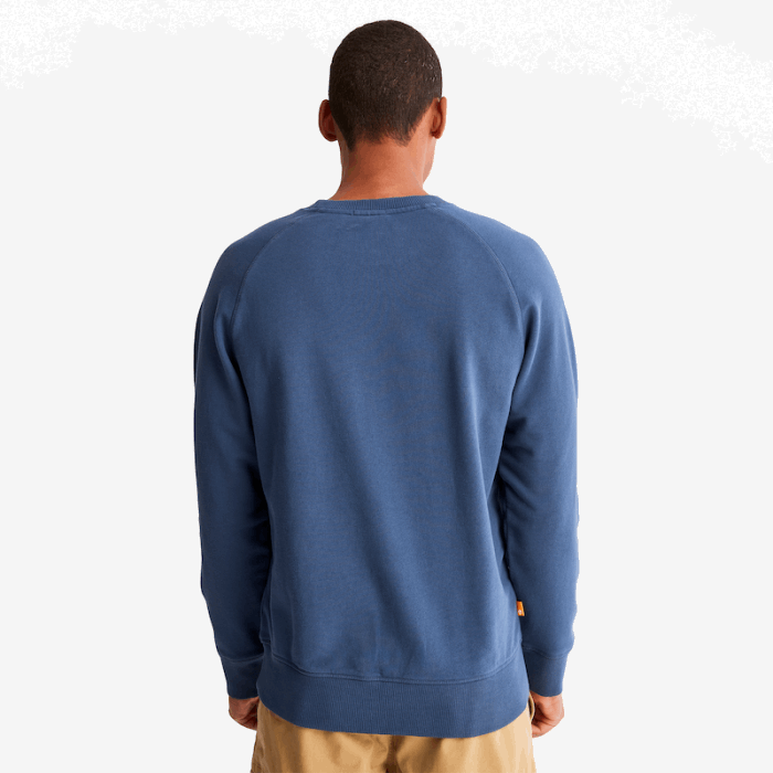 Langærmet Exeter River Sweatshirt Til Mænd I Blåt Timberland