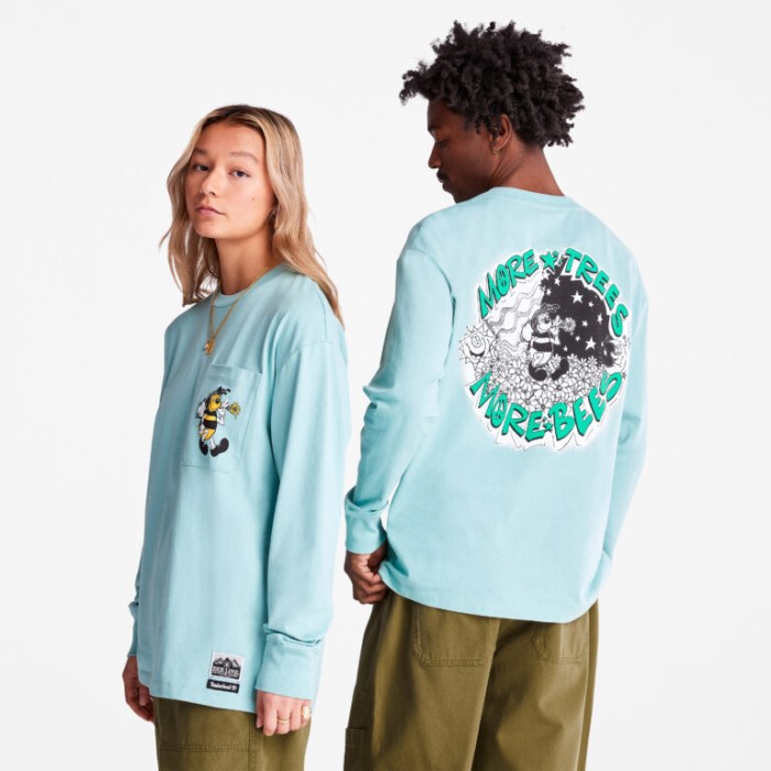 Alle Køn Bee Line X Back-grafisk Langærmet T-shirt Timberland