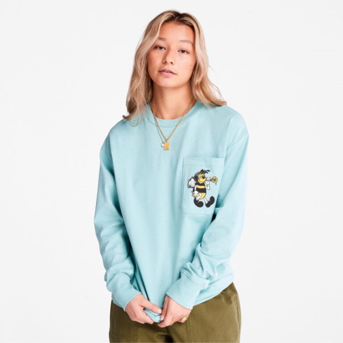 Alle Køn Bee Line X Back-grafisk Langærmet T-shirt Timberland