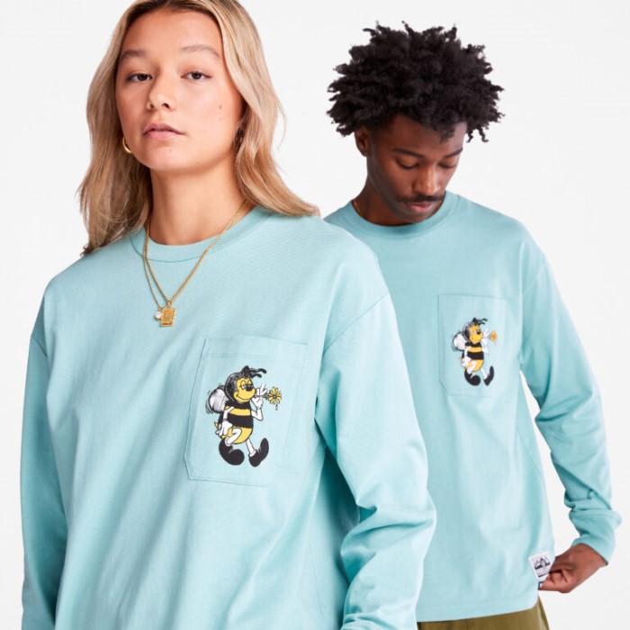 Alle Køn Bee Line X Back-grafisk Langærmet T-shirt Timberland