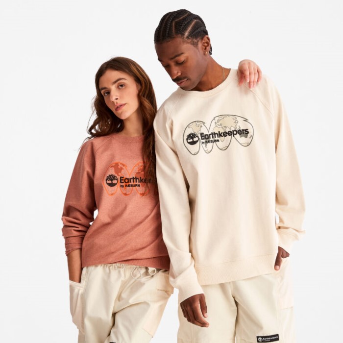 All Gender Earthkeepers By Raeburn Archive Globe Crewneck Sweatshirt Ufarvet Timberland