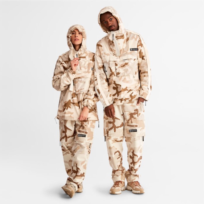 All Gender Earthkeepers By Raeburn Pakbar Camo-print Anorak Ek House Camo Print Timberland