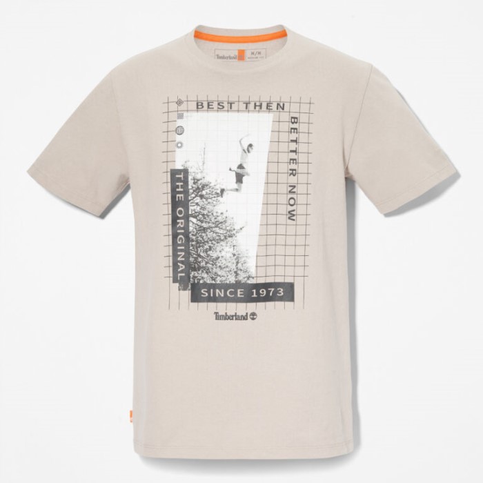 Alle Køn Sværvægter Front-grafisk T-shirt Island Fossil Timberland