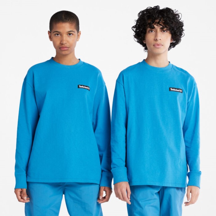 Alle Køn Sværvægter Langærmet T-shirt Sea Of ​​belize Timberland