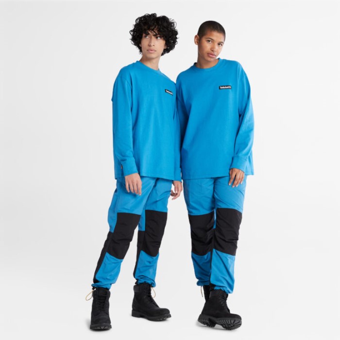 Alle Køn Sværvægter Langærmet T-shirt Sea Of ​​belize Timberland