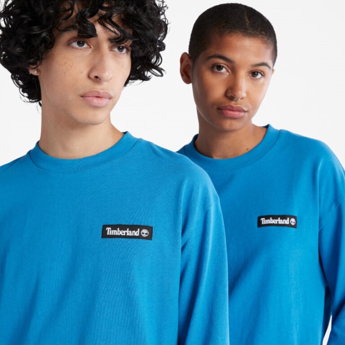 Alle Køn Sværvægter Langærmet T-shirt Sea Of ​​belize Timberland