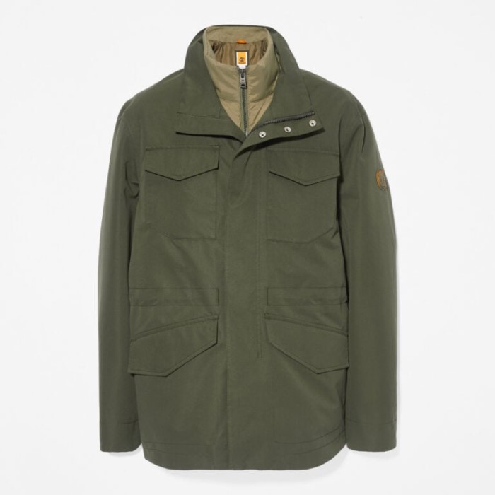 Herre 3-i-1 Regnjakke Grøn Timberland