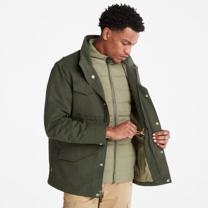 Herre 3-i-1 Regnjakke Grøn Timberland