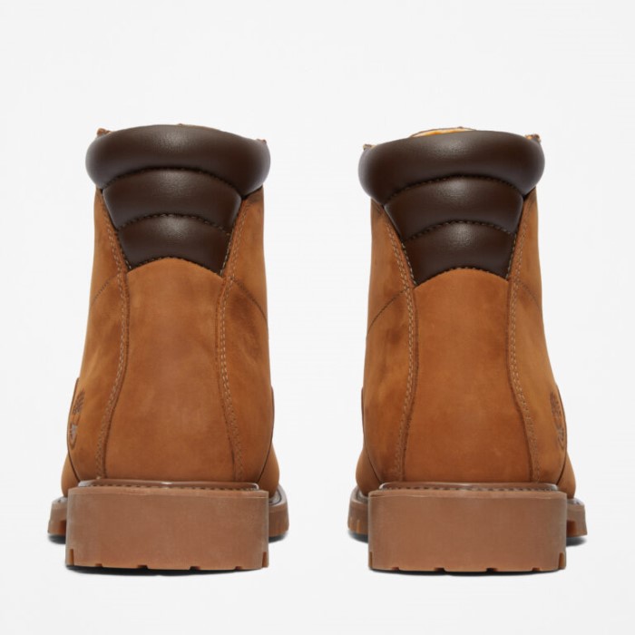 Mænd Alburn 6-tommer Vandtætte Støvler Medium Brun Nubuck Timberland