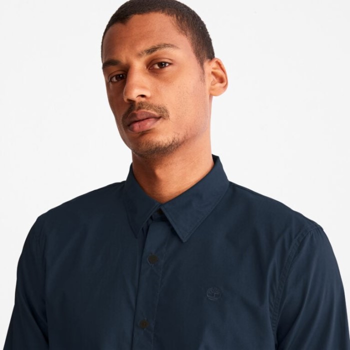 Mænd Anti-lugt Langærmet Skjorte Mørk Safir Timberland