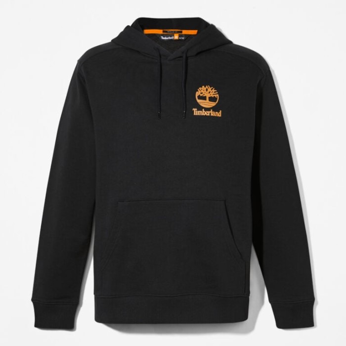 Mænd Back-graphic Hættetrøje Black-wheat Timberland