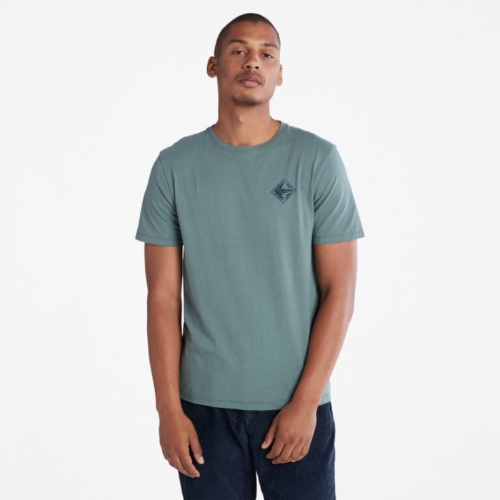 Herre Back-graphic T-shirt Balsam Timberland Green