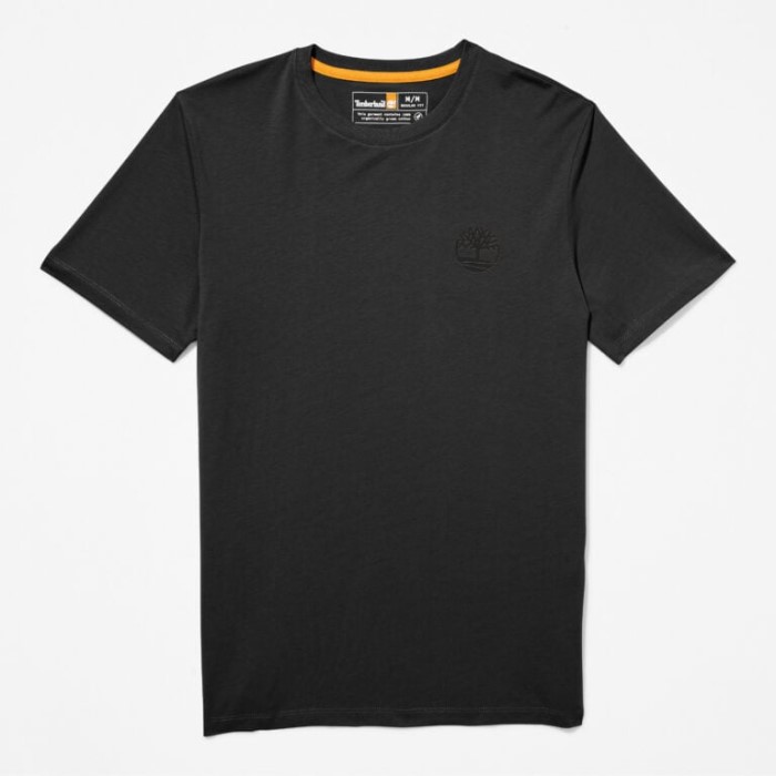Mænd Back-graphic T-shirt Sort Timberland