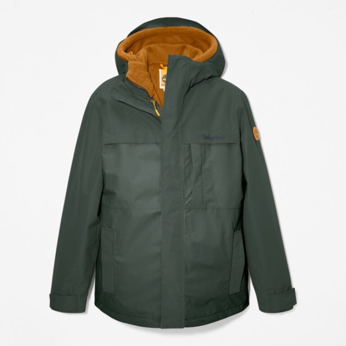 Mænd Benton Vandtæt 3-i-1 Jakke Grøn Timberland