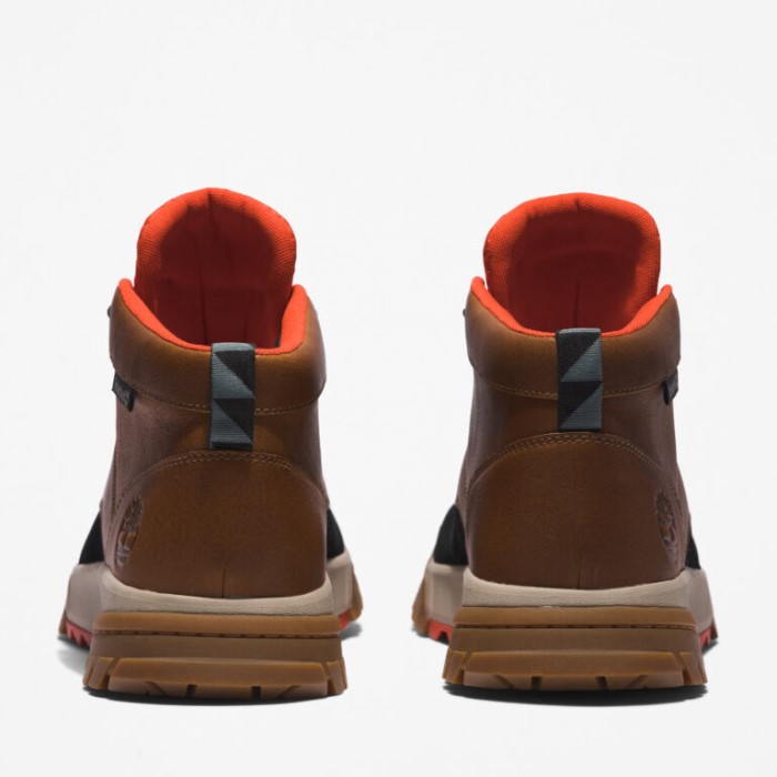 Mænd Boulder Trail Vandtætte Chukka Støvler Sort Ruskind M Wheat Timberland