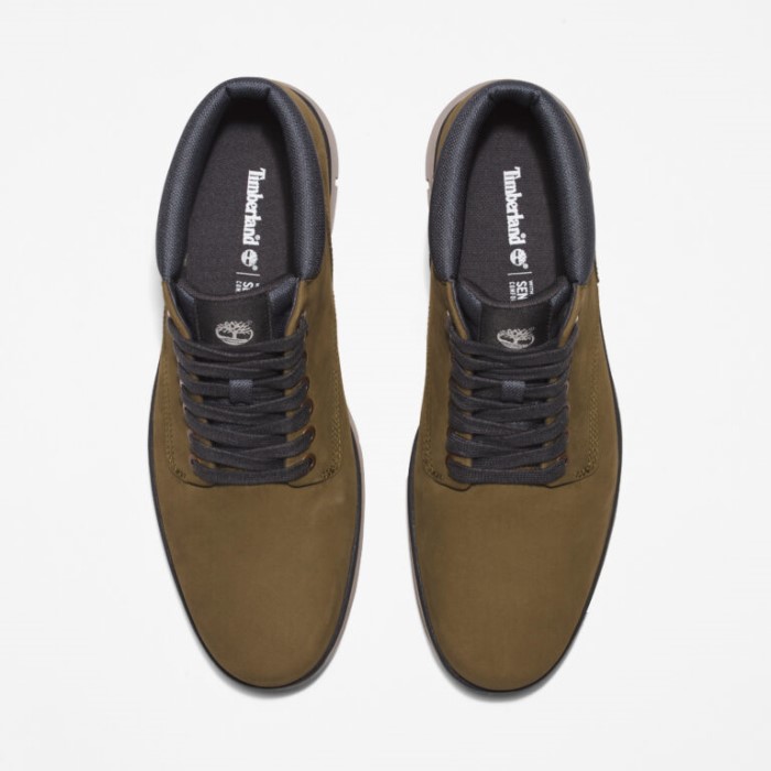 Herre Bradstreet Chukka Støvler I Læder Oliven Nubuck Timberland