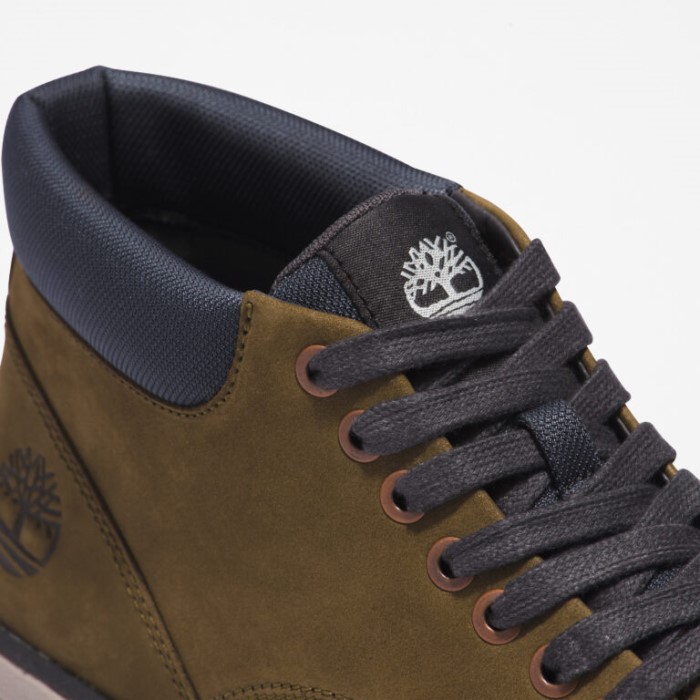 Herre Bradstreet Chukka Støvler I Læder Oliven Nubuck Timberland
