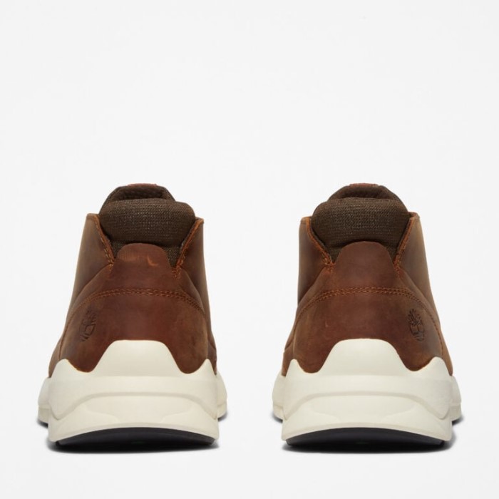 Herre Bradstreet Ultra Læder Chukka Støvler Md Brun Fuldnarvet Timberland