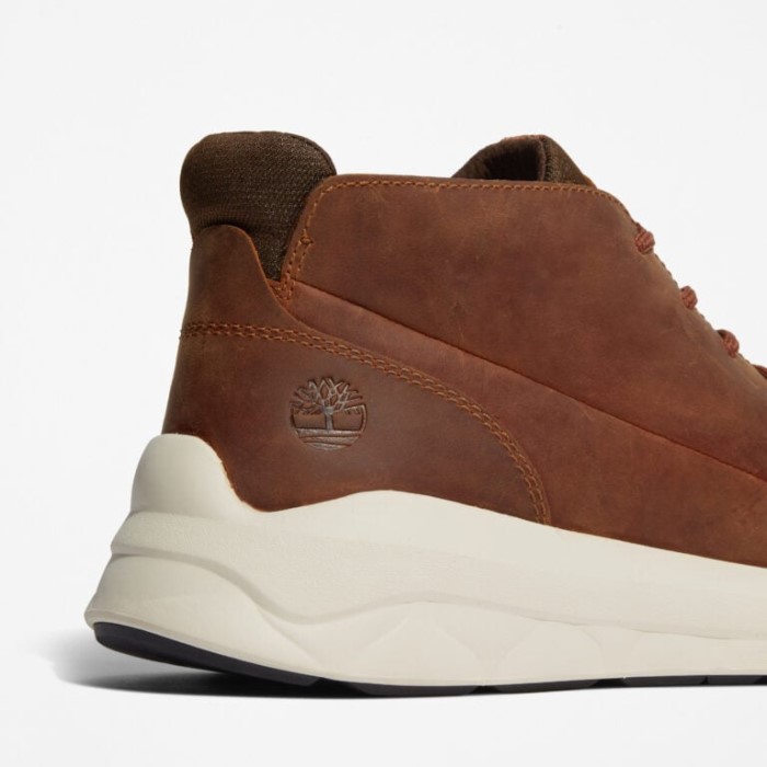 Herre Bradstreet Ultra Læder Chukka Støvler Md Brun Fuldnarvet Timberland