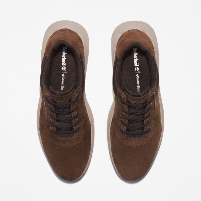 Herre Bradstreet Ultra Vandtætte Lædersneakers Mørkebrune Nubuck Timberland