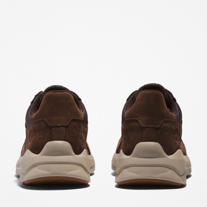 Herre Bradstreet Ultra Vandtætte Lædersneakers Mørkebrune Nubuck Timberland