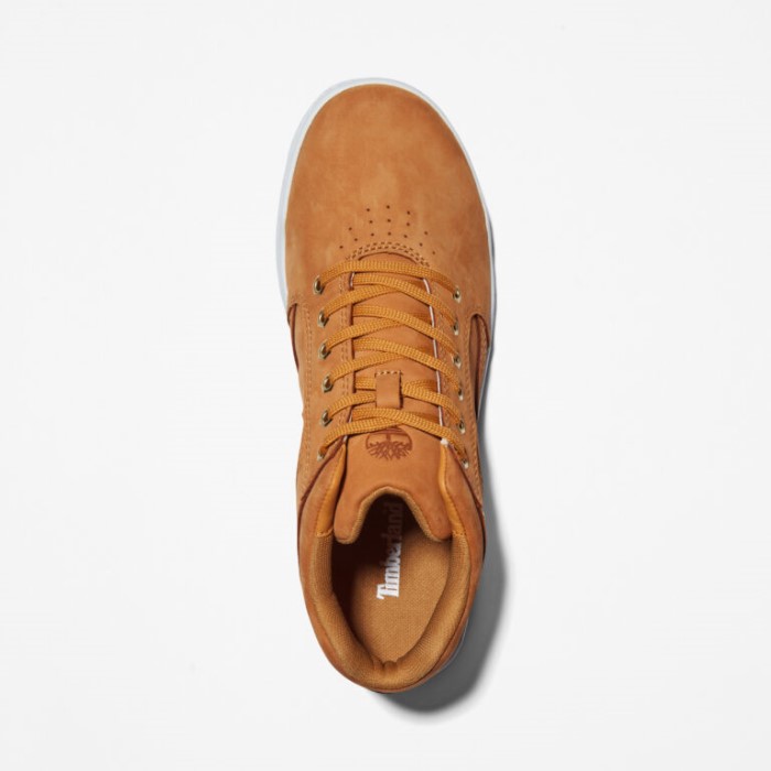 Mænd Bridgton Læder Chukka Støvler Wheat Nubuck Timberland
