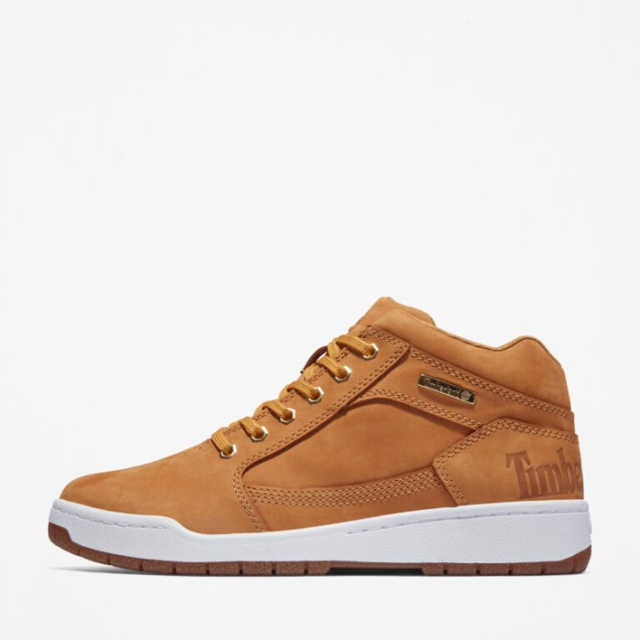 Mænd Bridgton Læder Chukka Støvler Wheat Nubuck Timberland