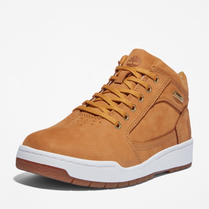 Mænd Bridgton Læder Chukka Støvler Wheat Nubuck Timberland