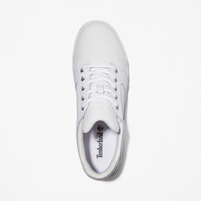 Mænd Bridgton Læder Oxford Sko Hvid Fuldnarvet Timberland