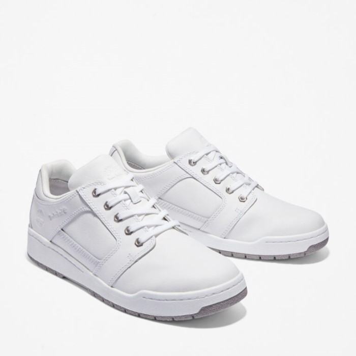 Mænd Bridgton Læder Oxford Sko Hvid Fuldnarvet Timberland