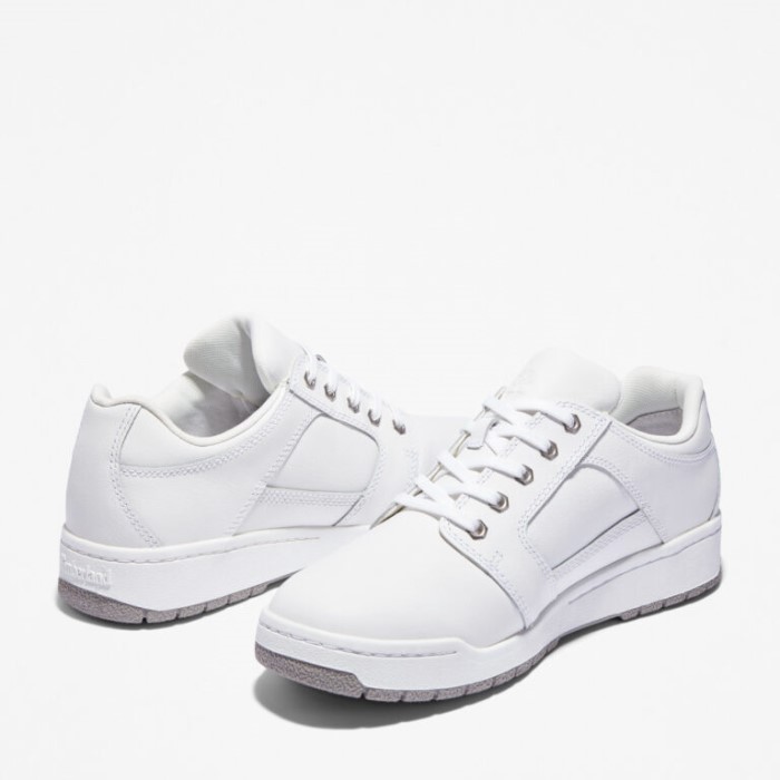 Mænd Bridgton Læder Oxford Sko Hvid Fuldnarvet Timberland