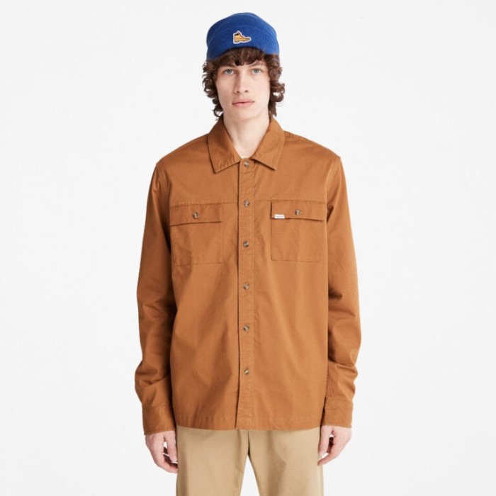 Mænd Cargo Overshirt Gummi Timberland