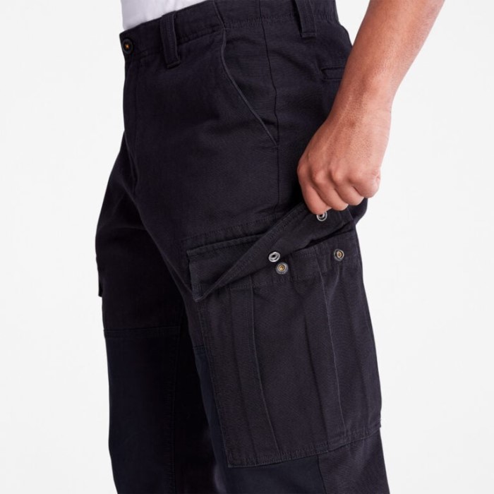 Mænd Cargo Bukser Sort Timberland