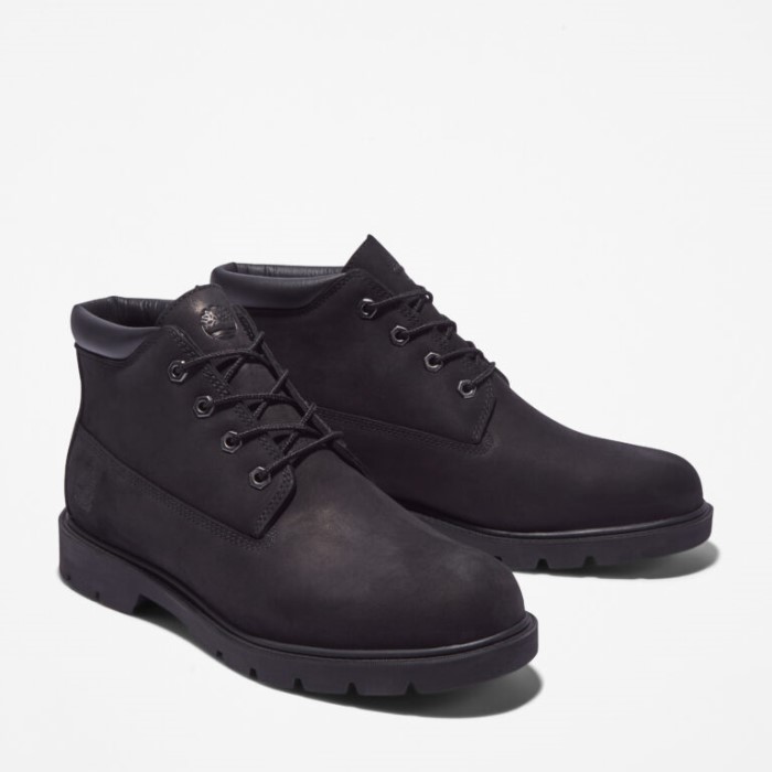 Herre Klassiske Vandtætte Chukka Støvler Sort Nubuck Timberland