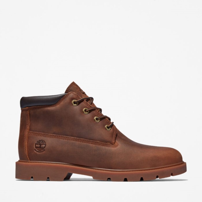 Herre Klassiske Vandtætte Chukka Støvler Rust Nubuck Timberland