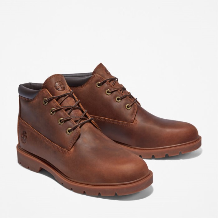 Herre Klassiske Vandtætte Chukka Støvler Rust Nubuck Timberland