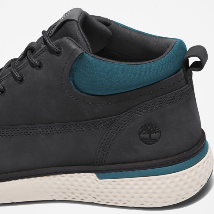 Mænd Kryds Mærke Bedre Læder Chukkas Sort Nubuck M Blå Timberland