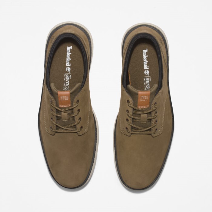 Mænd Cross Mark Oxford Sneakers Oliven Nubuck Timberland