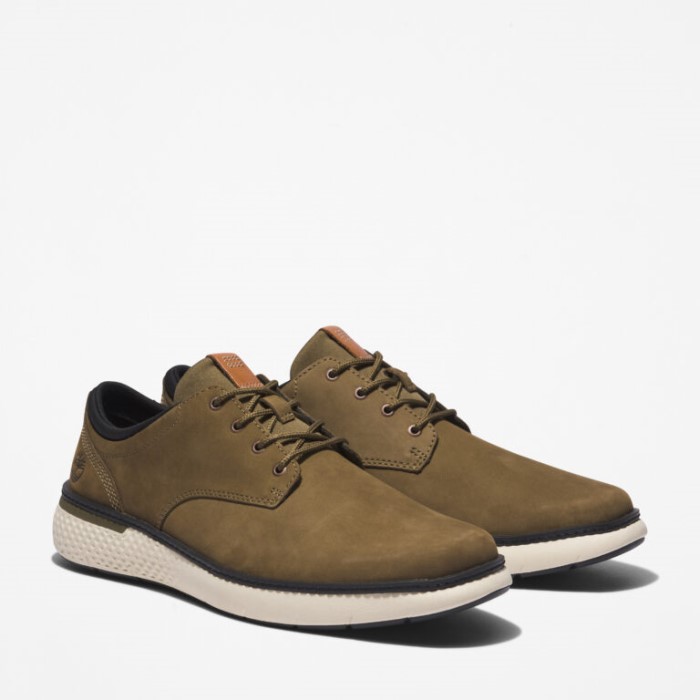 Mænd Cross Mark Oxford Sneakers Oliven Nubuck Timberland