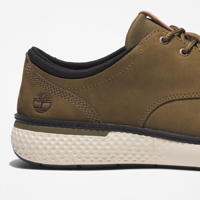 Mænd Cross Mark Oxford Sneakers Oliven Nubuck Timberland