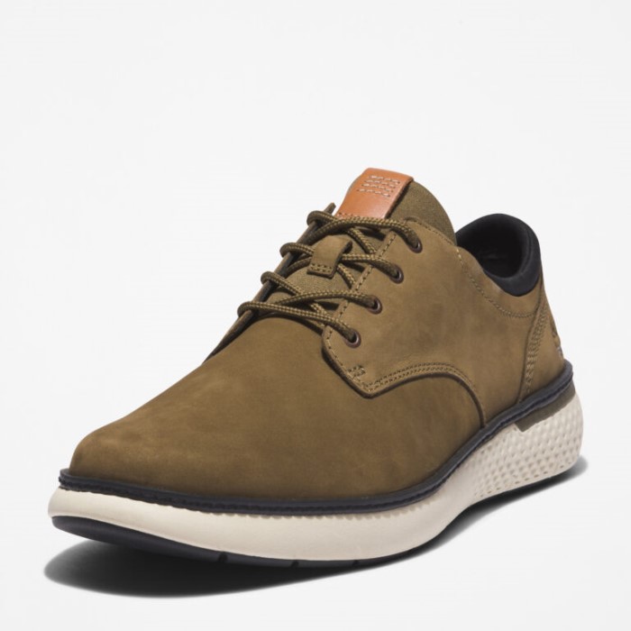 Mænd Cross Mark Oxford Sneakers Oliven Nubuck Timberland