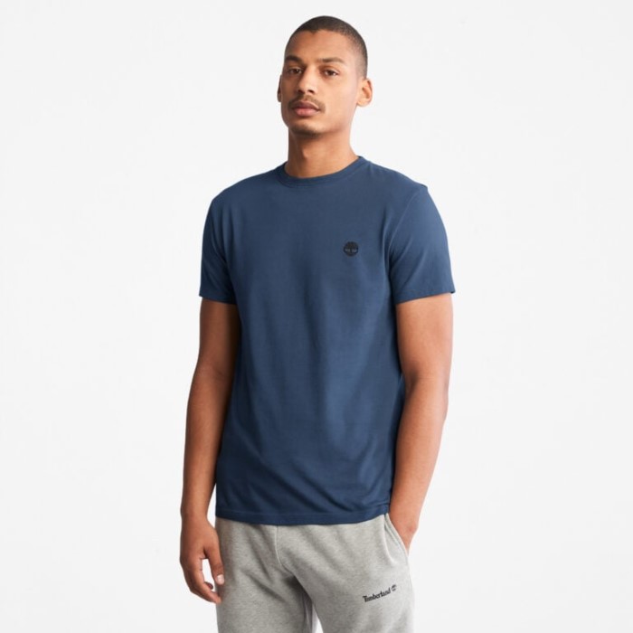 Mænd Dunstan River Slim T-shirt Mørk Safir Timberland