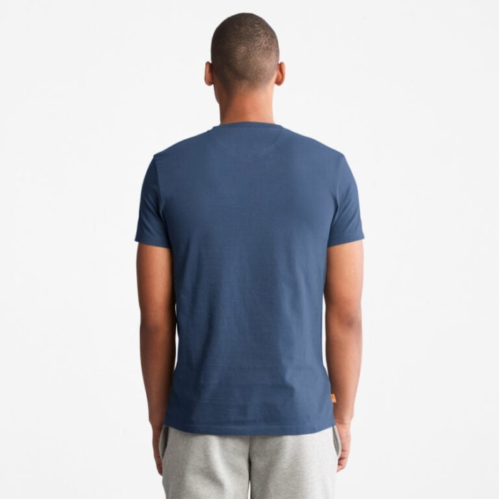 Mænd Dunstan River Slim T-shirt Mørk Safir Timberland